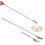 Retro Fork BBQ Telescopic Extendable Dinner Fruit Dessert Long Handle Fork Stainless Steel Cutlery Fork Tableware 2