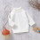 Mädchen Strickpullover Rundhals Langarm Weißer Pullover Baby Mädchen Warme Winterkleidung 18-24 Monate 1