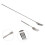 Retro Fork BBQ Telescopic Extendable Dinner Fruit Dessert Long Handle Fork Stainless Steel Cutlery Fork Tableware 5