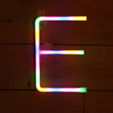 Letter Neon Lights, LED Neon Night Light Neon Lights Wall Decorative Night Light for Kids Bedroom Battery USB Operated Multicolor