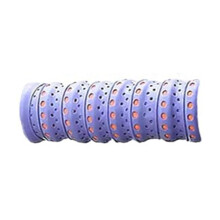 Purple Anti-Slip Motorcycle Grips, Soft Silicone Handlebar Covers with Air Holes, Universal Wrap-Around, 1 Pc, Compatible with Most Bikes