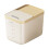 Lufttæt beholder til opbevaring af hundefoder, beige, 4,5 kg 2