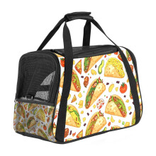 Bolsa de transporte flexible para mascotas, ideal para perros y gatos pequeños.