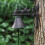 Vintage hand-cranked door bell iron birds rope pull 6
