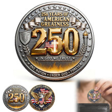 Final Cent Commemorative Keepsake Tribute Decorations, Nostalgic Historical Collectible Keepsake Ornaments, Retro Room Showcase Decoration, 1.6Inches