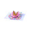 Σετ ευχετήριων καρτών Pink Floral 3D με πεταλούδα και φάκελο 4