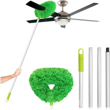 Nettoyeur de ventilateur de plafond en microfibre avec manche extensible 13-50
