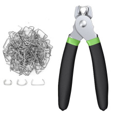 Durable Hog Ring Pliers Kit With 240Pcs Rings Tool Set For Seat Cover Upholstery