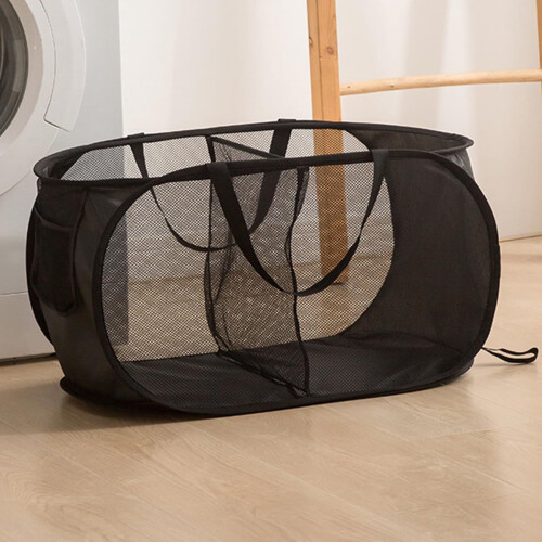 Panier à linge pliable 58 x 36 x 36 cm, deux compartiments