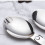 Stainless Steel Foldable Travel Spoon Silver 3