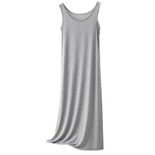 Breathable Camisole Nightdress for Women Flowy Slip Dress Adjustable Straps Lined Base Layer M Size
