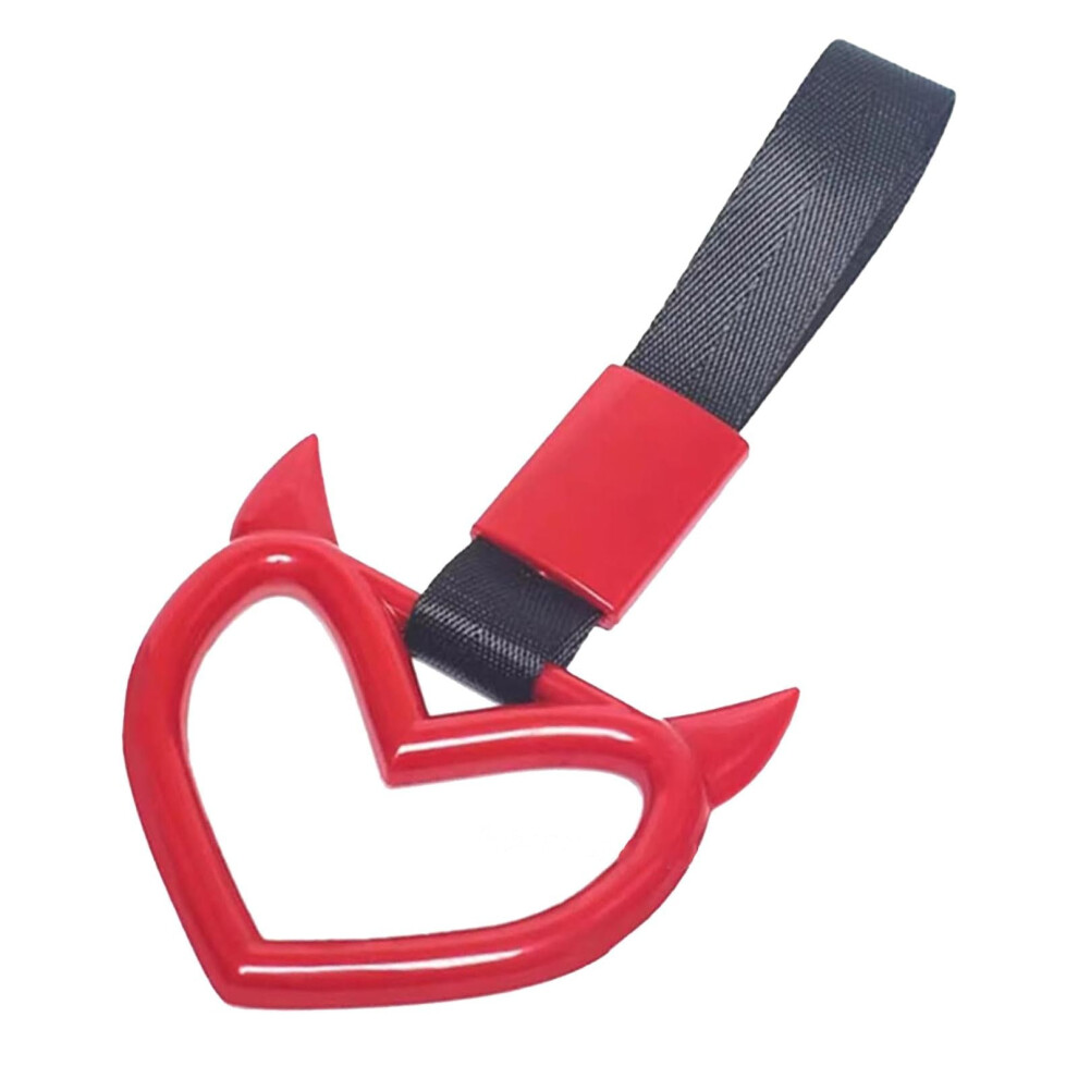 Heart-Shaped Car Handle With Drift Pendant Â Bumper Warning Decor For Cars, Buses, Suvs, Trucks; Interior/Exterior Auto Accessory Gift 9399596601618