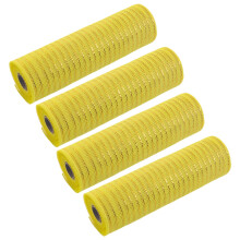Set of 4 Practical Meshes for Christmas Tree Adornment Suitable for Crafting Bowknot Wreaths and Holiday Arrangements