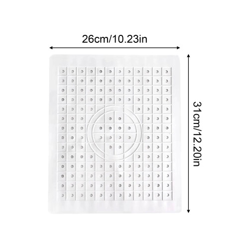 Tapis d'évier en caoutchouc 30 x 25 cm (lot de 2) 2
