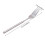 Retro Fork BBQ Telescopic Extendable Dinner Fruit Dessert Long Handle Fork Stainless Steel Cutlery Fork Tableware 1
