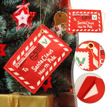 3-delige kerstenveloppen – non-woven kerstboomhanger decoratie