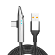 USB C til USB C ladekabel datakabel PD100W lader digitalt display automatisk avstengning dobbeltkjernebeskyttelse
