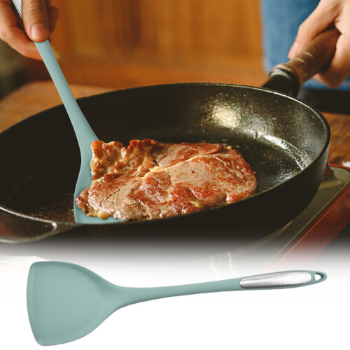 Non-Stick Flexible Spatula with Stainless Steel Handle, 38