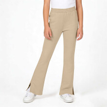 Teen Girls Bootcut Yoga Pants Active Crossover Split Hem Flare Leggings Casual Pant with Pockets