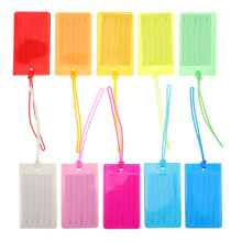 30Pcs Luggage Identification Tags for Travel Suitcases PVC Multi Color Tags with Privacy Protection