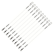 Fluorocarbon fishing leader for saltwater and freshwater