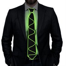 LED Tie Light Tie Glow Light Tie Neon LED Ties LED Light Tie Cool Novelty Tie for Party