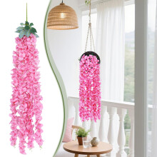 Arche de mariage fleurie, guirlande de glycine, arche de fleurs (H/33,5 po)