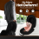 Universell passform reiseoppbevaringsboks for hatter, svart 4