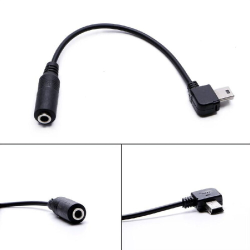 3.5mm Mini USB Microphone Mic Adapter Cable for GoPro Hero 3 3+ 4 Camera 1