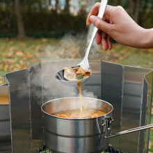 Stainless Steel Soup Ladle – 304 One-Piece Thickened Serving Spoon for Soup, Stew, Gravy & Broth