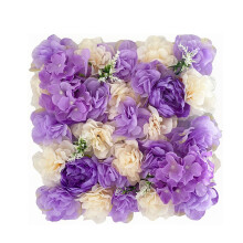 Fleurs artificielles d'extérieur Kehuo Enroulable Mur de fleurs 1,15 pi x 1,15 pi Rose (L)