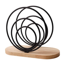 Porte-serviettes en métal, support vertical en fer pour table, organisateur de comptoir de cuisine, distributeur de serviettes de cocktail, support