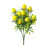 Arranjo de flor de limão artificial de seda de 30 cm (11,81 polegadas), proteção UV realista, caixa de presente com cores em degradê - 2 unidades 1
