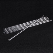 6pcs Acrylic Pipe Rigid Tubing 0.47inch OD 0.4inch ID Clear Rigid Round Tube Reusable Transparent DIY Acrylic Tube
