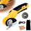 Cutter électrique sans fil jaune rechargeable rotatif 1