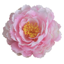 Broche de flor de peonía para mujer, rosa, 5,1 x 5,1 pulgadas, 1 unidad