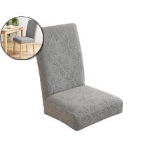 Housse de chaise extensible moderne avec jupe intégrée, idéale pour la cuisine, les hôtels, les fêtes, les banquets et les mariages. Protection
