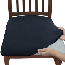 Housses extensibles pour chaises de salle à manger, déhoussables et lavables, compatibles avec les chaises standard.