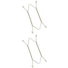 Lot de 4 crochets invisibles pour suspendre les assiettes et présenter la vaisselle.