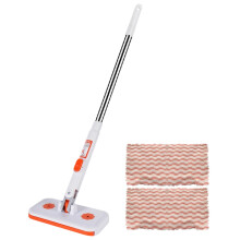 Mini balai Ă franges Ă clipser, jetable sans rinçage, utilisation humide/sèche, balai paresseux de 86 cm avec tĂŞte verrouillable et rotation Ă