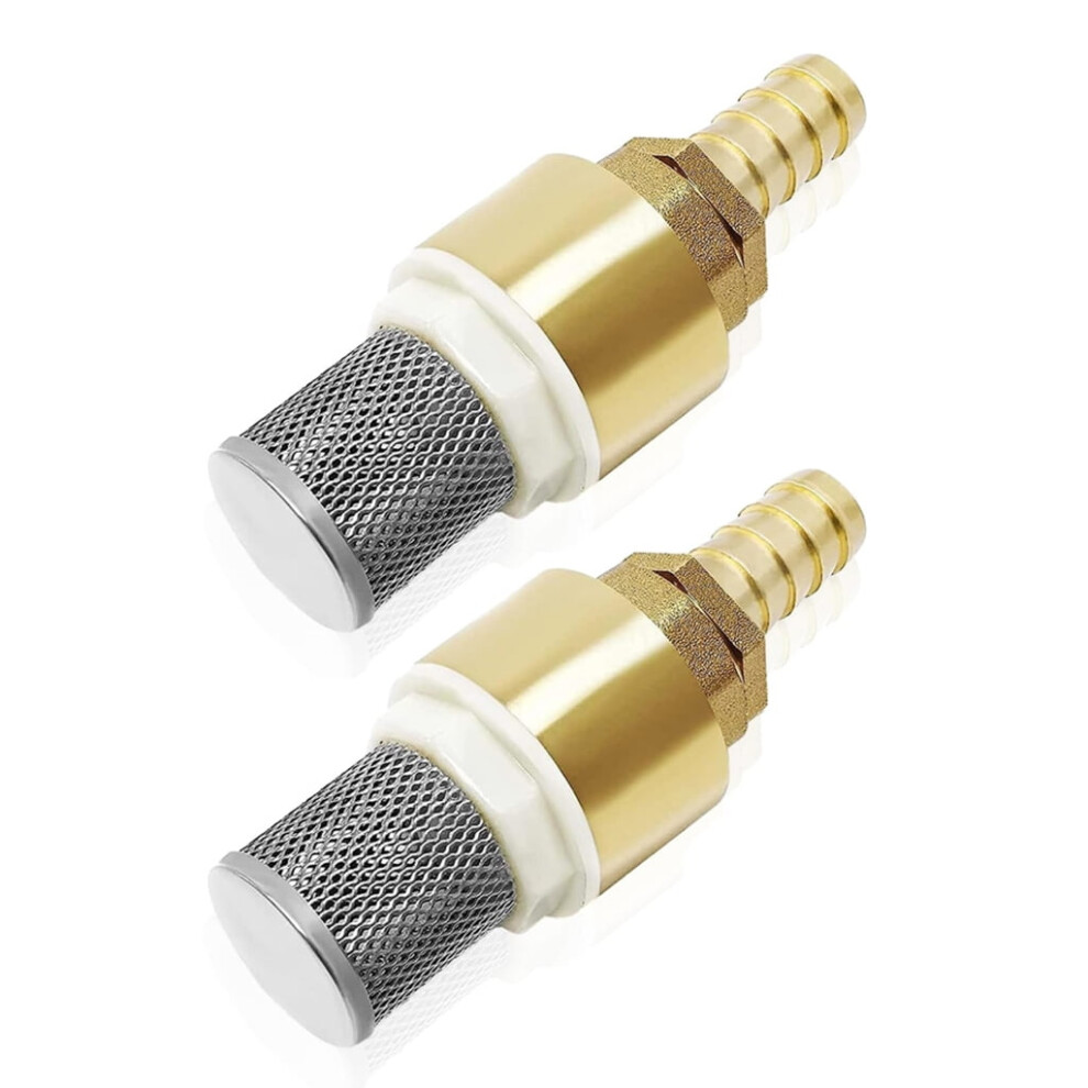 Check Valves 1/2Inch Brass Foot Valves For Suction Hose Hose Barb Brass Check Valves With Hose Connection Durable 9085618351875