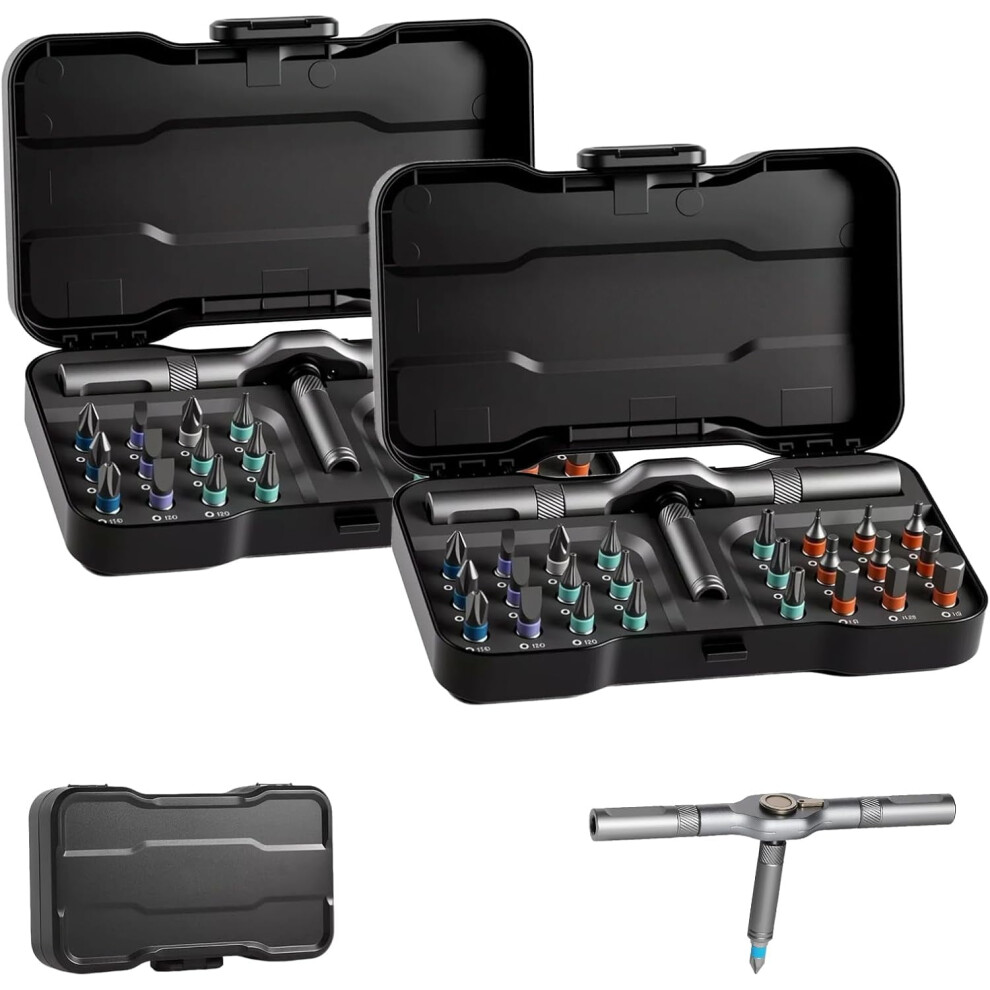 24-In-1 Magnetic Ratchet Screwdriver Set, Multifunctional Diy Tool Set (1 Set) 9085618352247