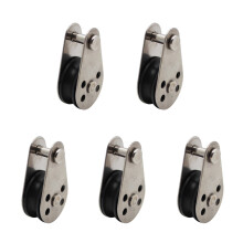 Heavy Duty Stainless Steel Pulley M15 M20 M25 M32 Single Wheel Lifting Rope Pulley Set Lifting Wheel Tools