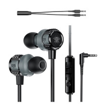 YIEMEEN 3.5mm Headphones with Microphone for PC Comuter Earbuds Computer In-Ear Headset Control for Laptop Desktop Notebook