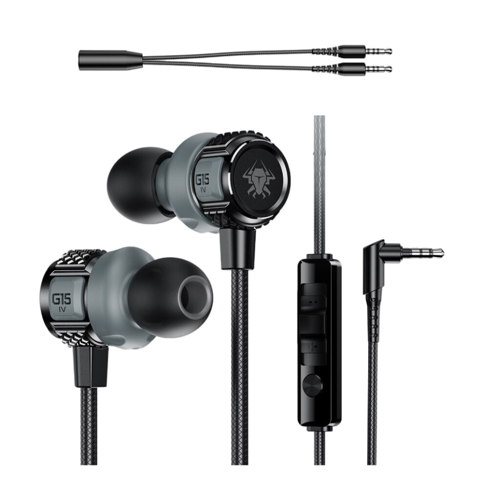 Yiemeen 3.5Mm Headphones With Microphone For Pc Comuter Earbuds Computer In-Ear Headset Control For Laptop Desktop Notebook 9181073343247