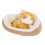 Conjunto de brinquedo de pelúcia para gato e cama para animais de estimação de 7,8 polegadas 1