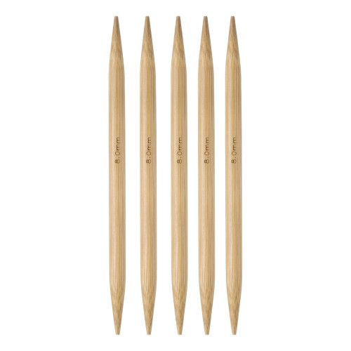 Bambus Strømpepinde 6 mm 5 stk.