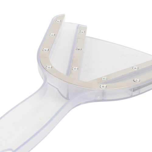Ouvre-bocal transparent avec dents en acier inoxydable 2