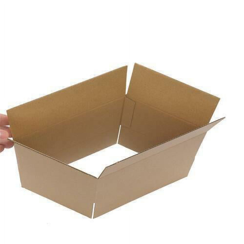 100Box6x4x2Cardboard Συσκευασία Mailer Κουτιά αποστολής κυματοειδές χαρτοκιβώτιο 2