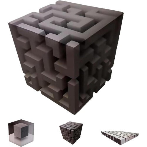 Τέχνη Τοίχου Impossible Corners – Αυτοκόλλητο 3D Γεωμετρικής Ψευδαίσθησης, Ταπετσαρία